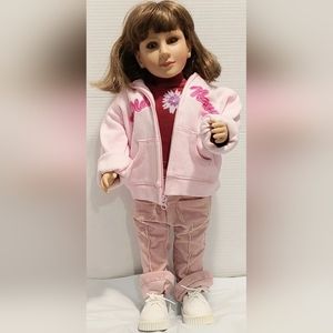My Twinn Doll Audrey Poseable Brown Hair Golden Brown Eyes 2003 Body 23”